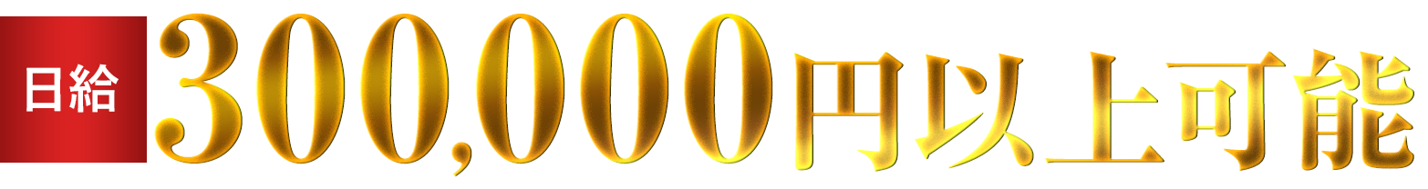 日給30,0000円以上可能